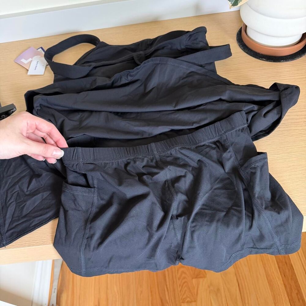 JoyLab Athletic Mini Dress with Shorts Black Medium NWT - Picture 9 of 9